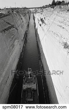 Picture - ship in river 
between high concrete 
walls. fotosearch 
- search stock 
photos, pictures, 
images, and photo 
clipart