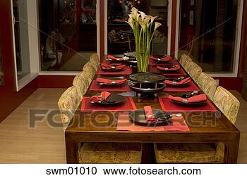 Stock Photography - table set for 
dinner. fotosearch 
- search stock 
photos, pictures, 
images, and photo 
clipart