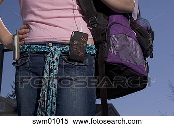 Stock Image - teenage girl with 
backpack. fotosearch 
- search stock 
photos, pictures, 
images, and photo 
clipart