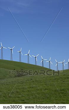 Stock Image - windmills on hill. 
fotosearch - search 
stock photos, 
pictures, images, 
and photo clipart