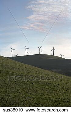 Stock Photography - windmills on hill. 
fotosearch - search 
stock photos, 
pictures, images, 
and photo clipart