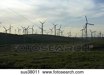 Stock Photography - windmills on hill. 
fotosearch - search 
stock photos, 
pictures, images, 
and photo clipart