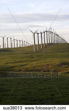 Stock Photo - windmills on hill. 
fotosearch - search 
stock photos, 
pictures, images, 
and photo clipart