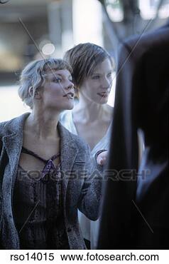 Stock Image - women window shopping. 
fotosearch - search 
stock photos, 
pictures, images, 
and photo clipart