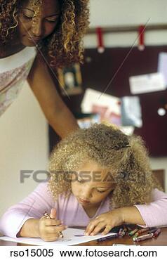 Stock Image - young african 
girl drawing. 
fotosearch - search 
stock photos, 
pictures, images, 
and photo clipart