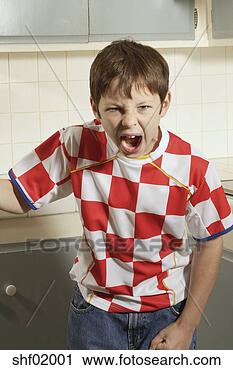 Stock Photography - young boy shouting. 
fotosearch - search 
stock photos, 
pictures, images, 
and photo clipart