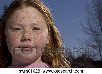 Stock Photo - young girl outdoors. 
fotosearch - search 
stock photos, 
pictures, images, 
and photo clipart
