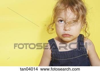 Stock Photo - young girl pouting. 
fotosearch - search 
stock photos, 
pictures, images, 
and photo clipart