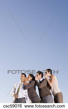 Stock Photo - businesspeople 
telling secret. 
fotosearch - search 
stock photos, 
pictures, images, 
and photo clipart