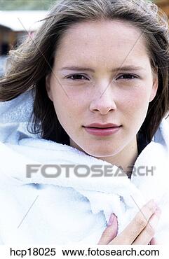 Stock Image - teen girl posing 
in towel. fotosearch 
- search stock 
photos, pictures, 
images, and photo 
clipart
