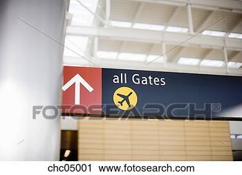 Stock Photography - airport sign with 
arrow. fotosearch 
- search stock 
photos, pictures, 
images, and photo 
clipart
