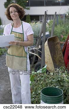 Stock Photo - woman in garden. 
fotosearch - search 
stock photos, 
pictures, images, 
and photo clipart