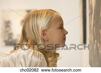 Stock Photo - girl looking at 
painting in art 
gallery. fotosearch 
- search stock 
photos, pictures, 
images, and photo 
clipart