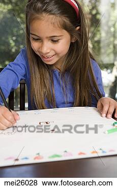Banco de Imagem - menina,  desenho. 
fotosearch - busca 
de fotos, imagens 
e clipart