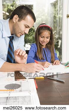 Banco de Imagem - pai,  filha,  
desenho,  junto. 
fotosearch - busca 
de fotos, imagens 
e clipart