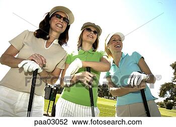 Stock Photo - female golfers. 
fotosearch - search 
stock photos, 
pictures, images, 
and photo clipart