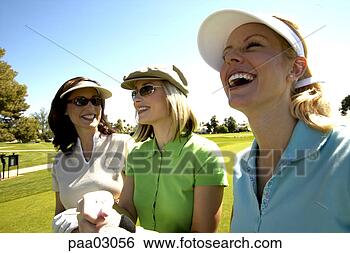 Stock Photo - female golfers. 
fotosearch - search 
stock photos, 
pictures, images, 
and photo clipart