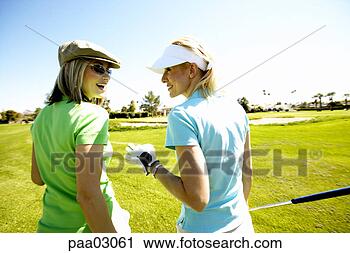 Stock Photography - female golfers. 
fotosearch - search 
stock photos, 
pictures, images, 
and photo clipart