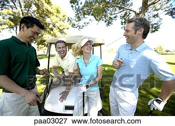 Foto - pessoas,  rir, 
 golfe,  curso. 
fotosearch - busca 
de fotos, imagens 
e clipart