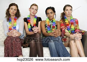 Stock Photo - women friends 
bored at party. 
fotosearch - search 
stock photos, 
pictures, images, 
and photo clipart