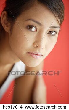 Stock Photo - asian woman's 
face. fotosearch 
- search stock 
photos, pictures, 
images, and photo 
clipart