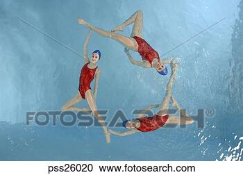 Stock Photography - synchronized swim 
team performing. 
fotosearch - search 
stock photos, 
pictures, images, 
and photo clipart