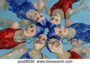 Stock Photography - synchronized swim 
team performing. 
fotosearch - search 
stock photos, 
pictures, images, 
and photo clipart