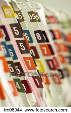Stock Photo - color coded medical 
record files. 
fotosearch - search 
stock photos, 
pictures, images, 
and photo clipart
