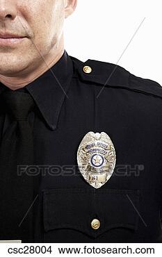 Banco de Imagem - polícia,  officer's, 
 emblema. fotosearch 
- busca de fotos, 
imagens e clipart