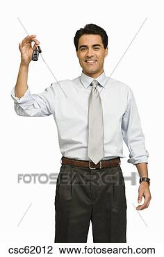 Stock Photo - businessman holding 
car keys. fotosearch 
- search stock 
photos, pictures, 
images, and photo 
clipart