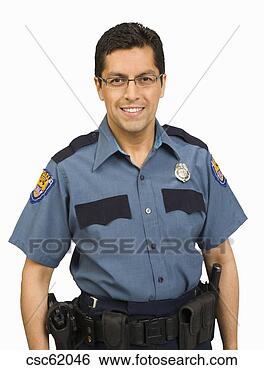 Stock Photo - portrait of male 
police officer. 
fotosearch - search 
stock photos, 
pictures, images, 
and photo clipart
