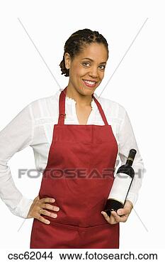 Stock Photo - woman holding 
bottle of wine. 
fotosearch - search 
stock photos, 
pictures, images, 
and photo clipart