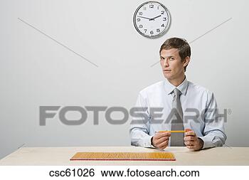 Stock Photo - businessman next 
to row of pencils. 
fotosearch - search 
stock photos, 
pictures, images, 
and photo clipart