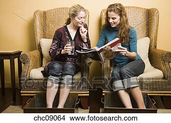 Stock Photo - women receiving 
spa pedicures. 
fotosearch - search 
stock photos, 
pictures, images, 
and photo clipart
