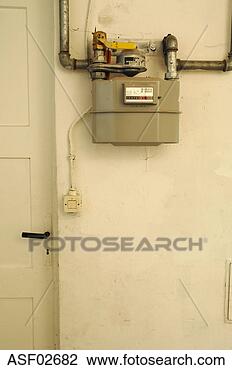 Stock Photo - single gas meter. 
fotosearch - search 
stock photos, 
pictures, images, 
and photo clipart