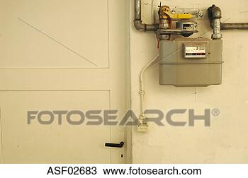 Stock Photo - single gas meter. 
fotosearch - search 
stock photos, 
pictures, images, 
and photo clipart