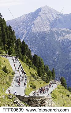 Stock Photograph - austria, stilfser 
joch, cycle race. 
fotosearch - search 
stock photos, 
pictures, images, 
and photo clipart