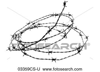 Stock Photo - barbed wire, close-up. 
fotosearch - search 
stock photos, 
pictures, images, 
and photo clipart