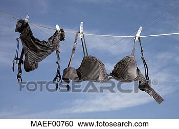 Stock Photography - black lingerie 
on clothesline. 
fotosearch - search 
stock photos, 
pictures, images, 
and photo clipart