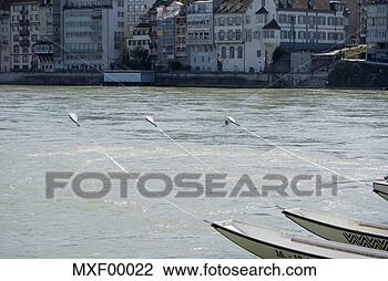Stock Photo - switzerland, basel, 
rhine river. fotosearch 
- search stock 
photos, pictures, 
images, and photo 
clipart