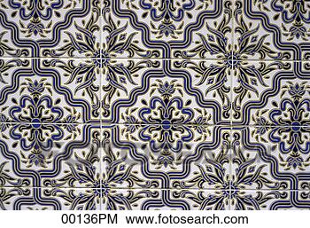 Banco de Imagem - glazed,  azulejos. 
fotosearch - busca 
de fotos, imagens 
e clipart