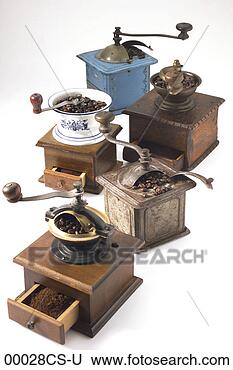 Banco de Imagem - café,  moedor. 
fotosearch - busca 
de fotos, imagens 
e clipart