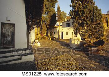 Banco de Imagem - frente,  casa, 
 museu,  casa-museu, 
 salvador,  dali, 
 porto,  lligat. 
fotosearch - busca 
de fotos, imagens 
e clipart
