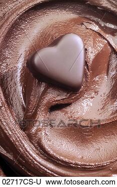 Banco de Imagem - chocolate,  coração, 
 chocolate,  molho. 
fotosearch - busca 
de fotos, imagens 
e clipart
