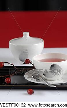 Banco de Imagem - rosa,  quadril, 
 chá. fotosearch 
- busca de fotos, 
imagens e clipart