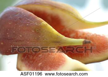 Banco de Imagem - figo,  pedaços, 
 close-up. fotosearch 
- busca de fotos, 
imagens e clipart