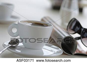 Arquivo de Fotografia - copo,  café,  
close-up. fotosearch 
- busca de fotos, 
imagens e clipart