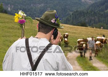 Foto - telefonando,  
montanhas,  parte 
traseira,  vista. 
fotosearch - busca 
de fotos, imagens 
e clipart