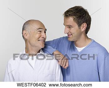 Banco de Imagem - maduras,  pai, 
 retrato. fotosearch 
- busca de fotos, 
imagens e clipart