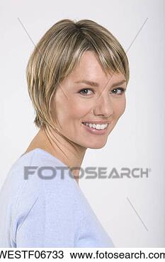 Banco de Imagem - jovem,  mulher, 
 retrato. fotosearch 
- busca de fotos, 
imagens e clipart